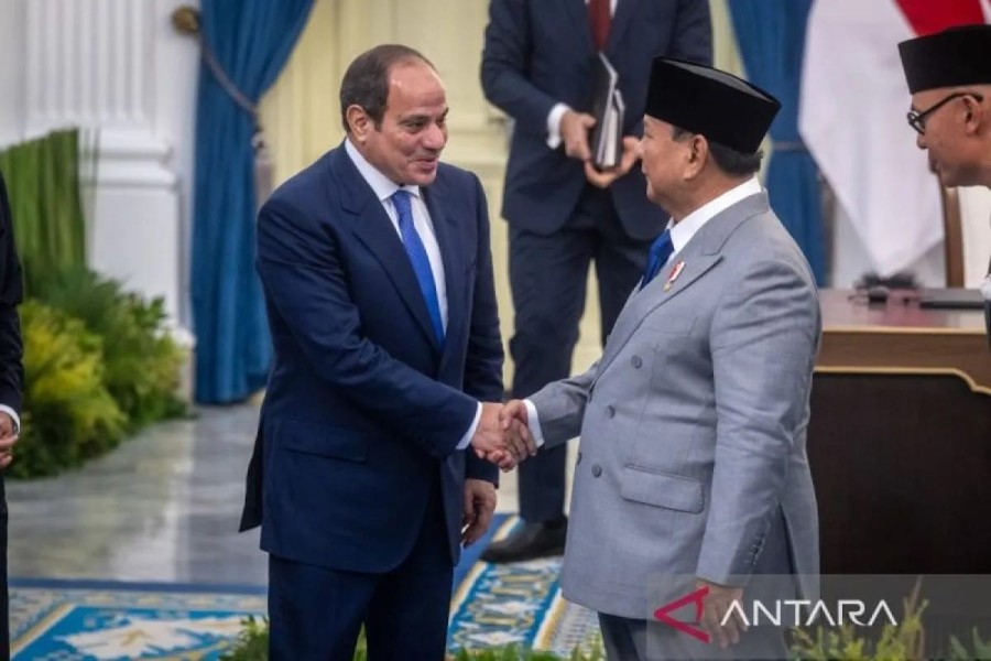 Indonesia-Mesir Sepakat Perangi Illegal Fishing, Prabowo dan El-Sisi Teken Nota Kesepahaman di Istana Merdeka