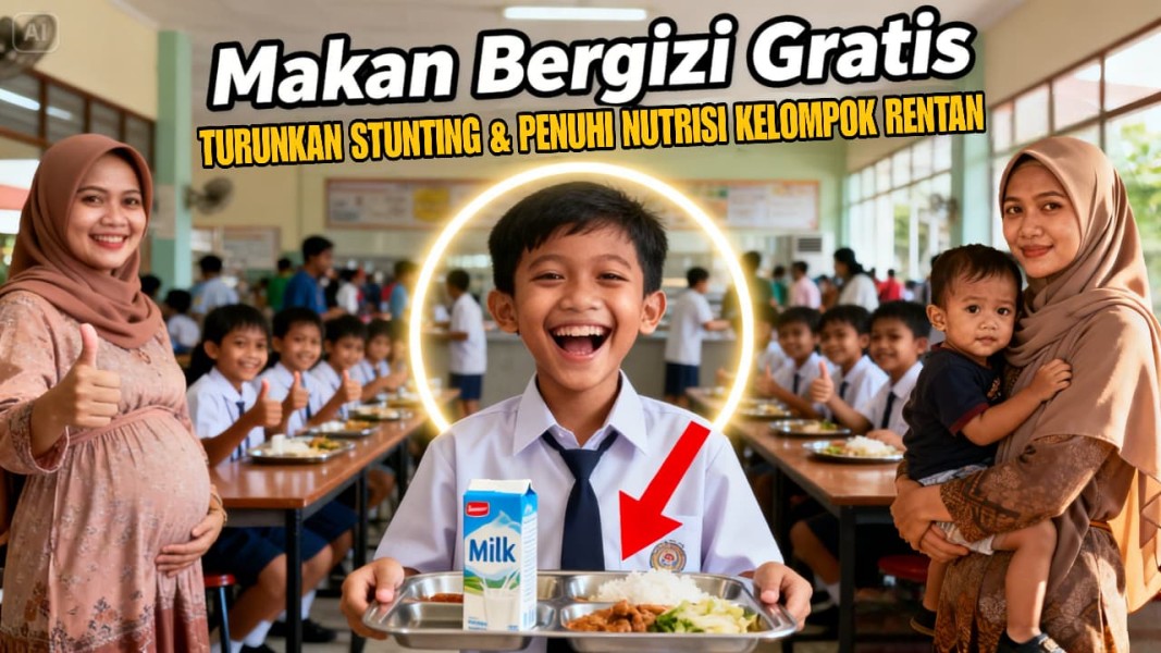 Asupan Nutrisi Lebih Terjamin, Program Makan Bergizi Gratis Bantu Kelompok Rentan