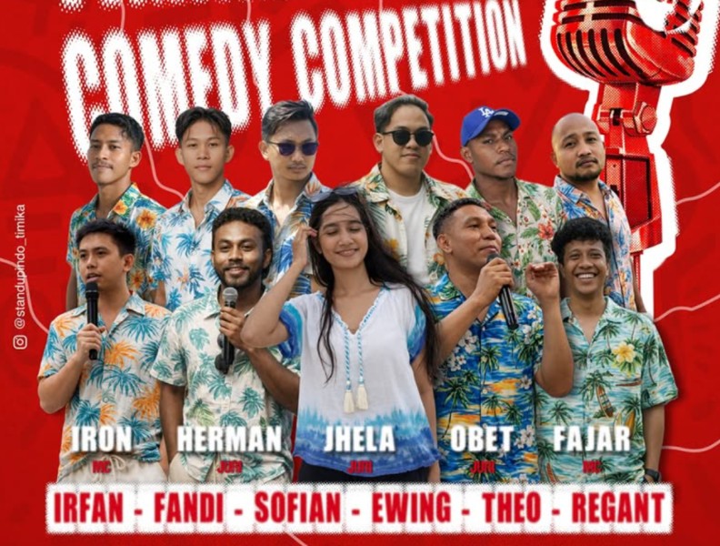 Panggung Komedi Memanas, 6 Komika Siap Berlaga di Timika Stand Up Comedy Competition 2026